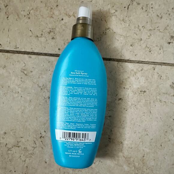 OGX Moroccan Sea Salt Spray for Tousled Beachy Looks 6 fl oz Hair Styling 177 ml - Picture 6 of 6